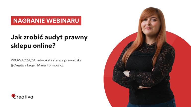 Jak zrobić audyt prawny sklepu online? Checklista + nagranie webinaru z prawniczką
