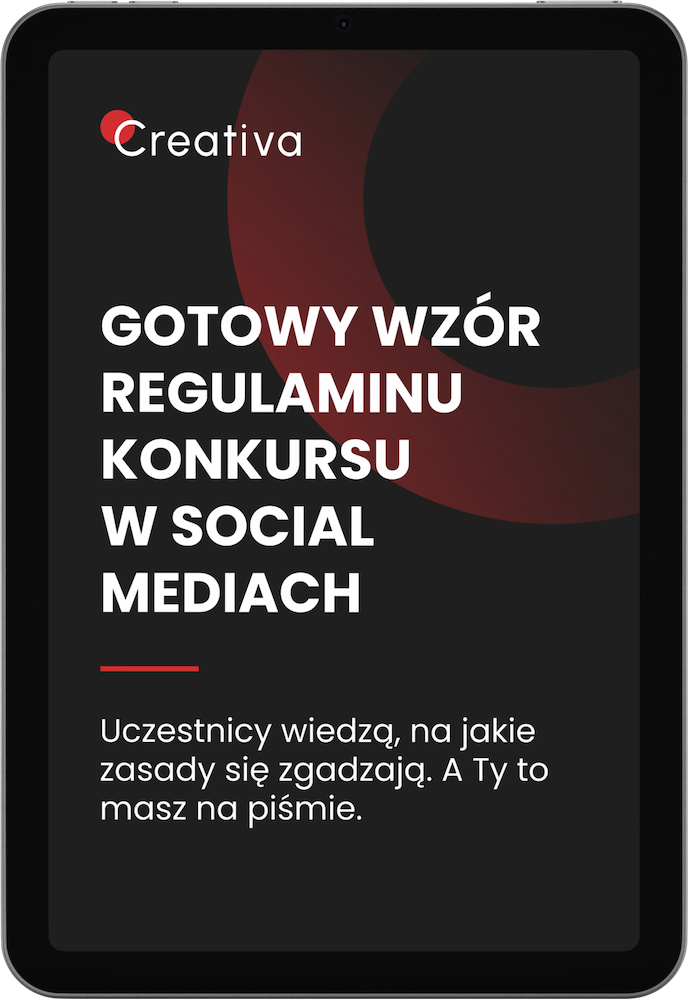 Gotowy wzór regulaminu konkursu w social mediach